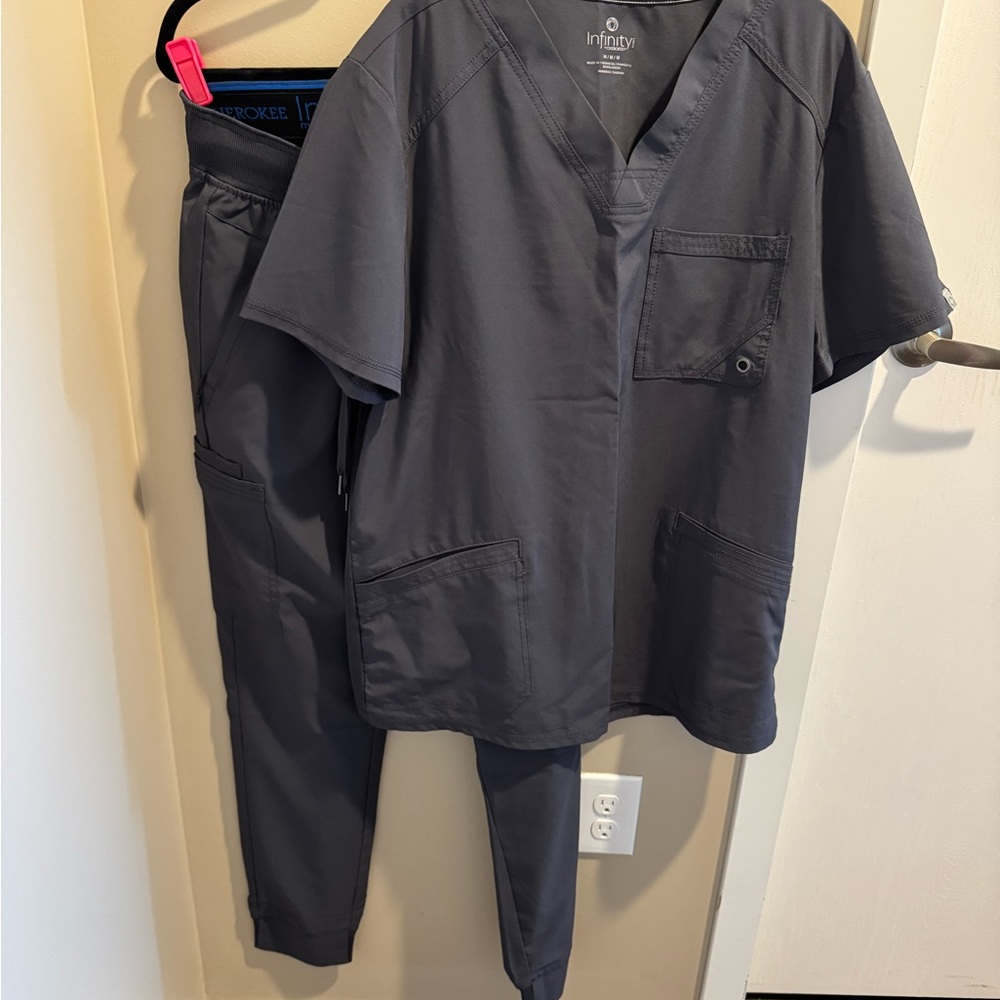 Cherokee Charcoal Scrub Set